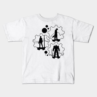 Classic Tattoo styled Lucy, Maximus and Ghoul Kids T-Shirt